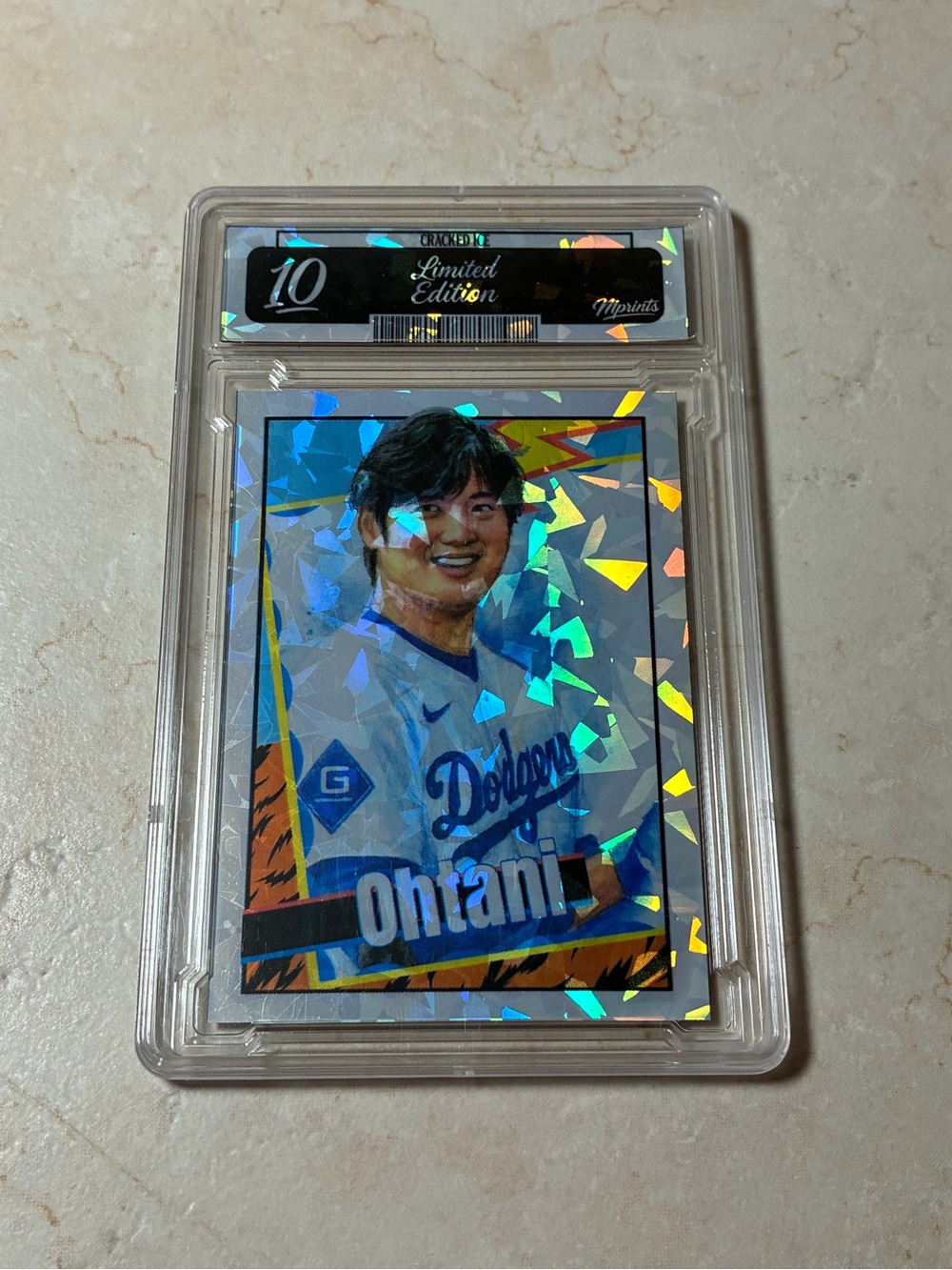 Shohei Ohtani-Mprints Cracked Ice Limited Edition